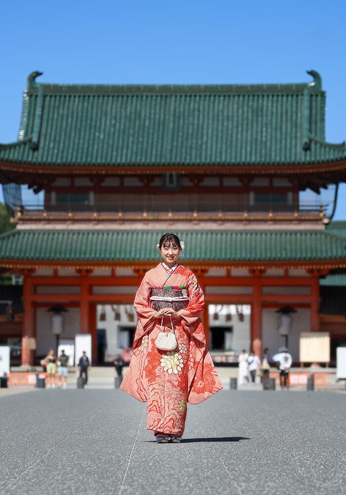 京都で成人式ロケーション撮影