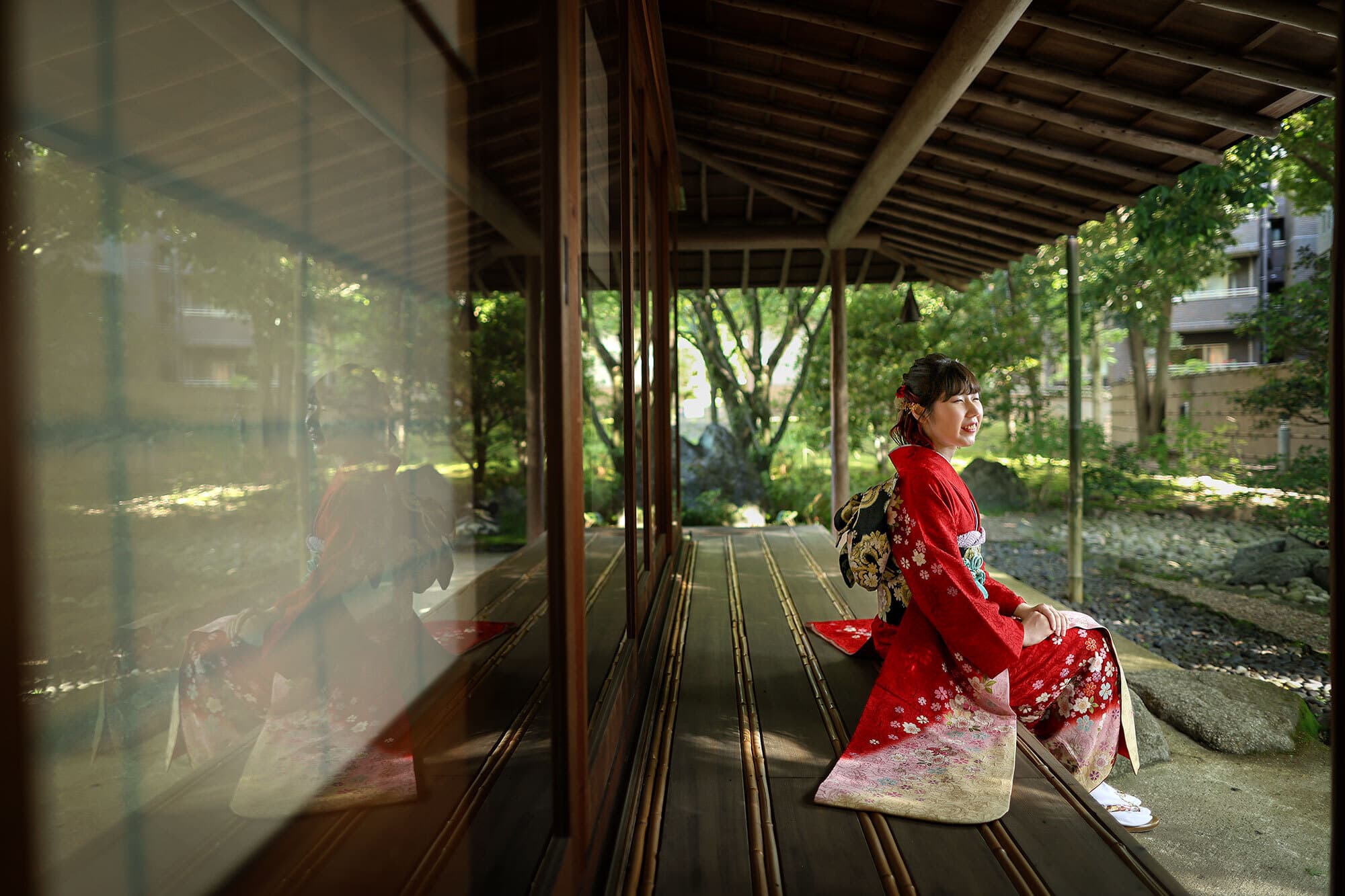 京都で成人式ロケーション撮影