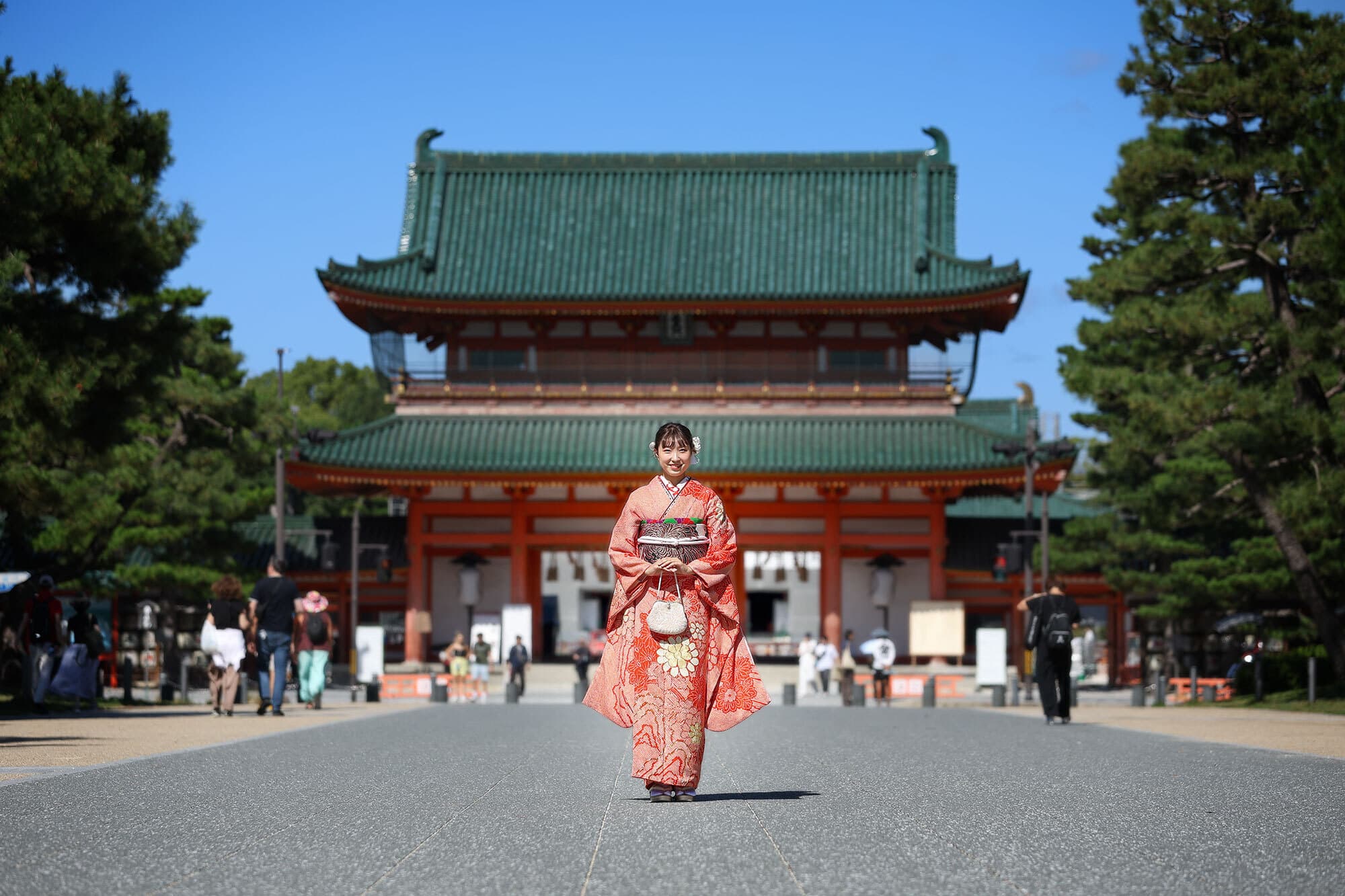 京都で成人式ロケーション撮影