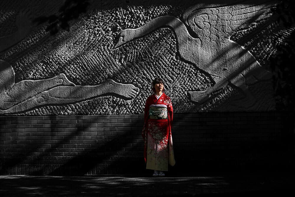 京都で成人式ロケーション撮影