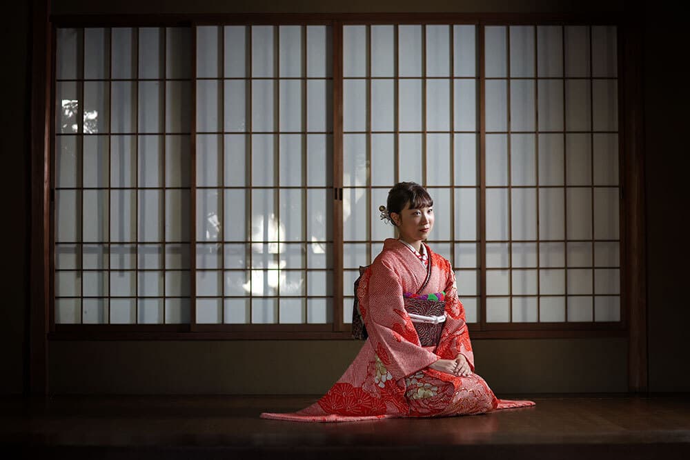 京都で成人式ロケーション撮影