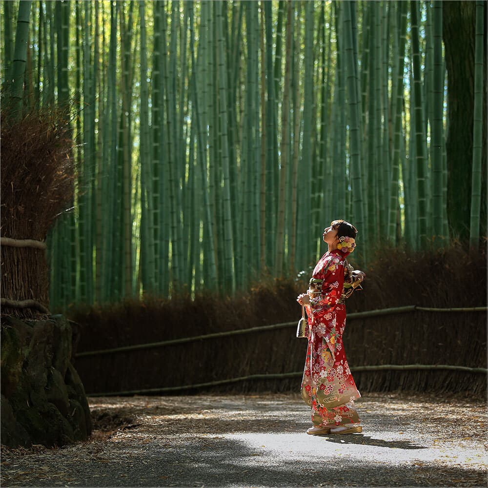 京都で成人式ロケーション撮影